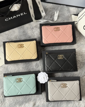 [샤넬] 클래식 램스킨 미니 파우치 AP1059 (5 Colors)