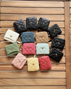 [샤넬] 클래식 캐비어 지퍼 카드지갑 AP2061 (15 Colors)