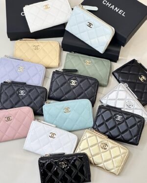 [샤넬] 클래식 지퍼 카드지갑 AP0221 (15 Colors)