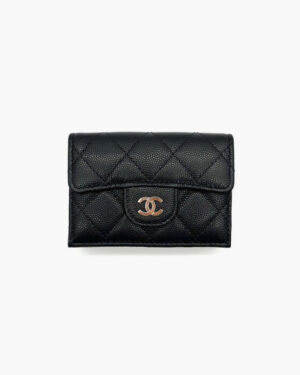 [샤넬] 클래식 스몰 플랩 3단 반지갑 캐비어 AP0230 (16 Colors)