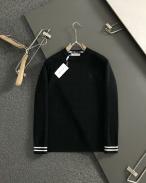 [디올] 모노크롬 엠브로이드 울 스웨터