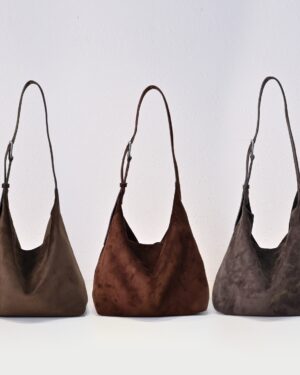 [더 로우] 이사 스웨이드 가죽 백 (3 COLORS)