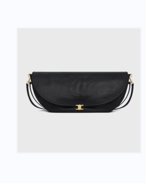 [셀린느] 하프문 소프트 트리옹프 백 - 서플 샤이니 램스킨 124142T88