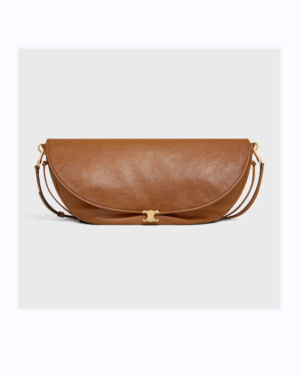 [셀린느] 하프문 소프트 트리옹프 백 - 서플 샤이니 램스킨 124142T88