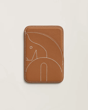 [에르메스] 맥세이프 카드 홀더 Swift - Gold