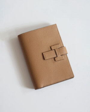 [에르메스] 뉴 H 파상트 컴팩트 지갑  Epsom - Natural