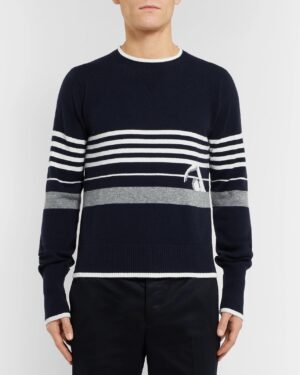 [톰브라운] 스트라이프 인타르시아 캐시미어 스웨터  (3 COLORS)
