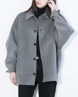 [더 로우] 캐시미어 오버 셔츠 자켓