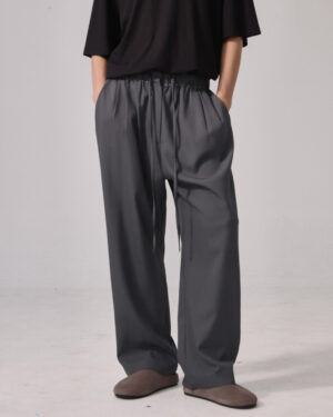 [더 로우] 웨이스트밴드 트라우저 (2 COLORS)
