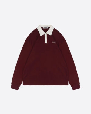 [미우미우] 로고 폴로 긴팔티