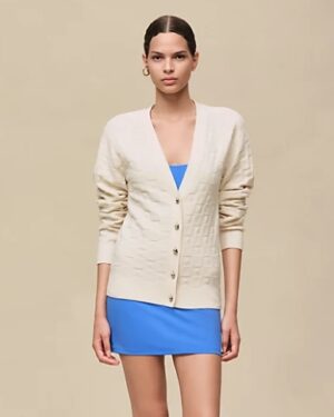 [에르메스] "메도르" 긴팔 가디건 H6E2733DNA334