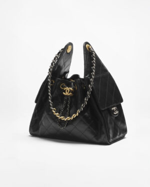 [샤넬] 25백 호보 스몰 샤이니 카프 믹스컬러체인 AS5293