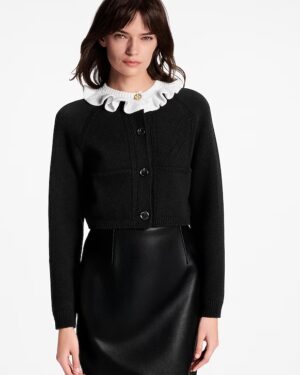 [루이비통] 러플 칼라 가디건 1AJFT4