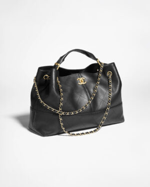 [샤넬] 스몰 쇼핑백 카프스킨 AS5634