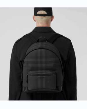 [버버리] 체크 레더 백팩 80546631