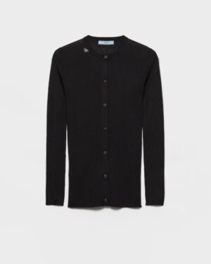 [프라다] 골지 니트 울 가디건 P25O06_18PX