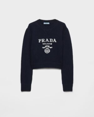 [프라다] 울과 캐시미어 혼방 크루넥 스웨터 P24U1T_1YMW