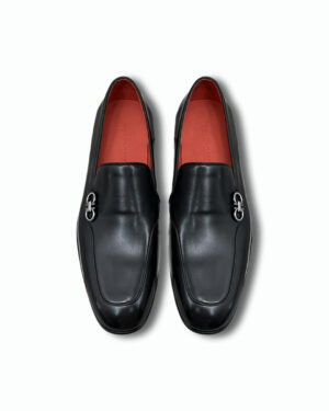 [페라가모] 남성 프레임 벨벳 슬립온 로퍼