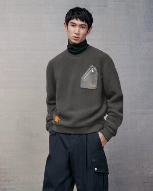 [에르메스] 레더 디테일 바시티 크루넥 셔츠 (3 COLORS)