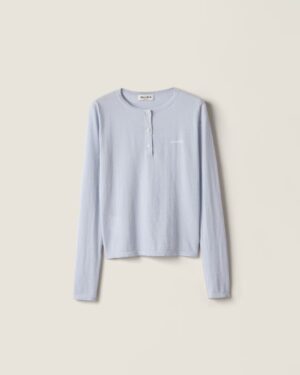 [미우미우] 캐시미어 헨리넥 스웨터 MML03A_176Y_F0012_S_OOO