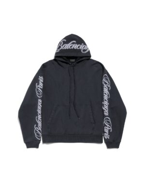 [ 발렌시아가] 남성 커시브 오버사이즈 후디 858143TTVM86167 (2 COLORS)