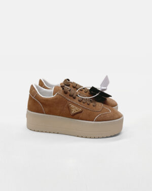 [프라다] 다운타운 볼드 스웨이드 스니커즈 (3 COLORS)