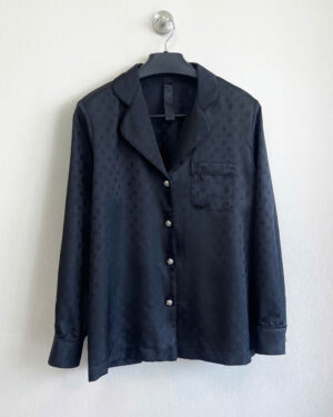 [크롬하츠] 크로스 자카드 패턴 실크 셔츠