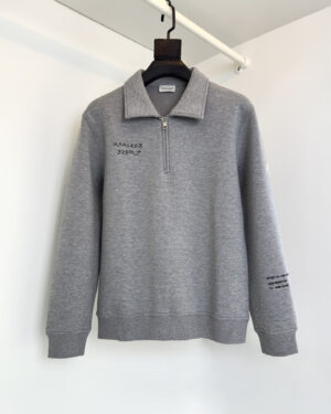 [몽클레어] 하프 집 스웨터