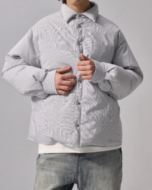 [크롬하츠] 크로스 단추 패딩 자켓