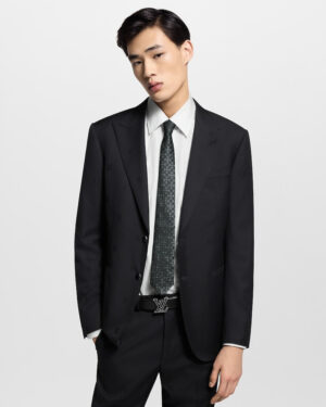 [루이비통] 플라워 체크 타이 (2 COLORS)