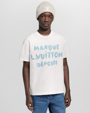 [루이비통] 엠브로이더드 시그니처 티셔츠 1AIKD4