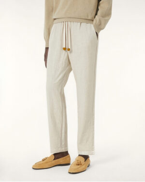 [로로피아나] 스트레이트 레그 트라우저 (3 COLORS)