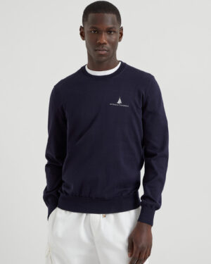 [브루넬로 쿠치넬리] 라이트웨이트 자수 니트웨어 (5 COLORS)