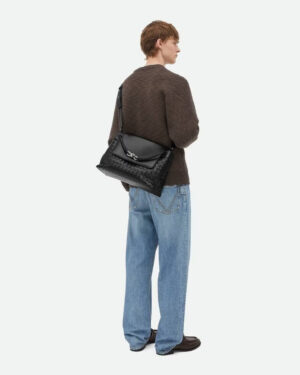 [보테가베네타] 안디아모 메신저 백 미디움/블랙(최상급)