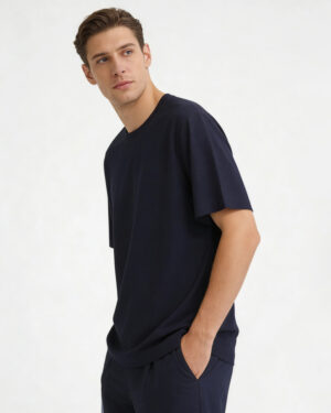 [브리오니] 숏 슬리브 크루넥 티셔츠 (2 COLORS)