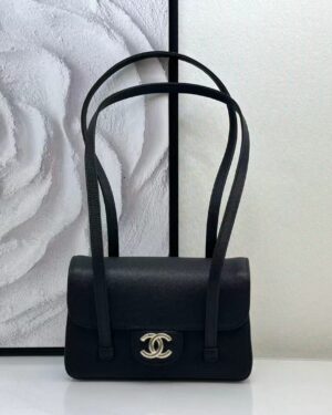 [샤넬] 26C 제니백 더블 스트랩 플랩백