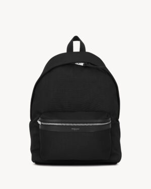 [생로랑] 캔버스-레더 클래식 시티 백팩 (2 COLORS)