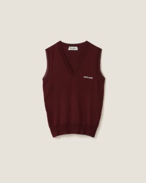 [미우미우] 울 스웨터 조끼 MMV209_14RH_F0399_S_OOO