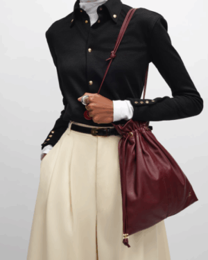 [셀린느] 스몰 크리스탈 파우치 - 램스킨 123662J79