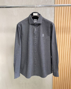 [브루넬로 쿠치넬리] 롱 슬리브 셔츠