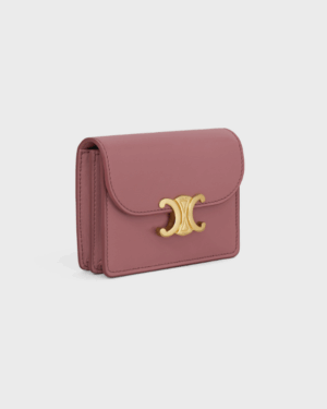 [셀린느] 비즈니스 카드 홀더 트리옹프 샤이니 카프스킨 빈티지 10N063F0Z