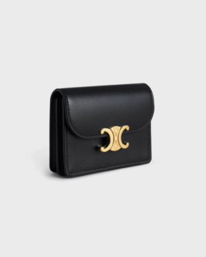 [셀린느] 비즈니스 카드 홀더 트리옹프 샤이니 카프스킨 빈티지 10N063F0Z