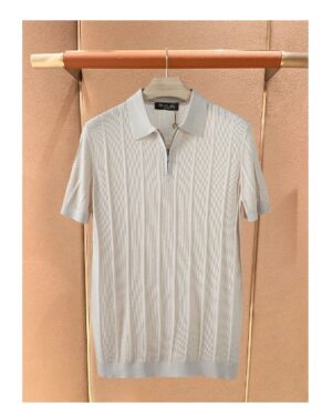 [로로피아나] 지퍼 폴로 셔츠 (4 COLORS)