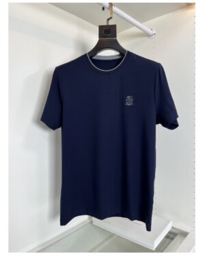 [브루넬로 쿠치넬리] 로고 코튼 크루넥 티셔츠 ( 2 COLORS)