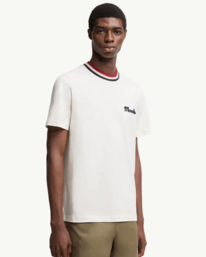 [몽클레어] 자수 로고 티셔츠 (2 COLORS)