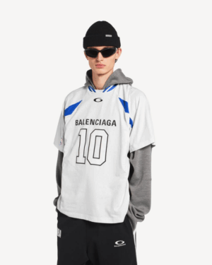 [발렌시아가] 남성 발렌시아가 | Nba 콜라보레이션 오버사이즈 티셔츠 화이트/멀티컬러 863852