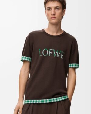 [로에베] 울과 코튼 티셔츠 H526Y55K15 (2 COLORS)