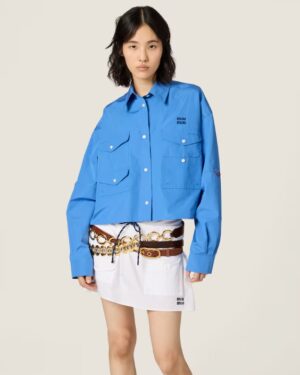 [미우미우] 포플린 셔츠 MK2025_10RG_F0237_S_OOO