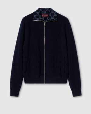 [구찌] 니트 이중모 지퍼 재킷  ‎853346 XKFDH 4847