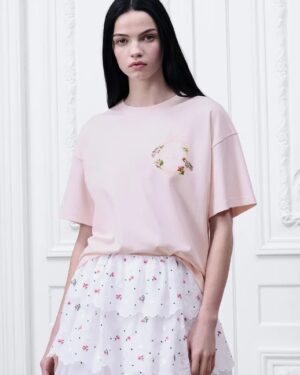 [디올] 디오라무르 오버사이즈 크롭 티셔츠 623T12A4269_X4840